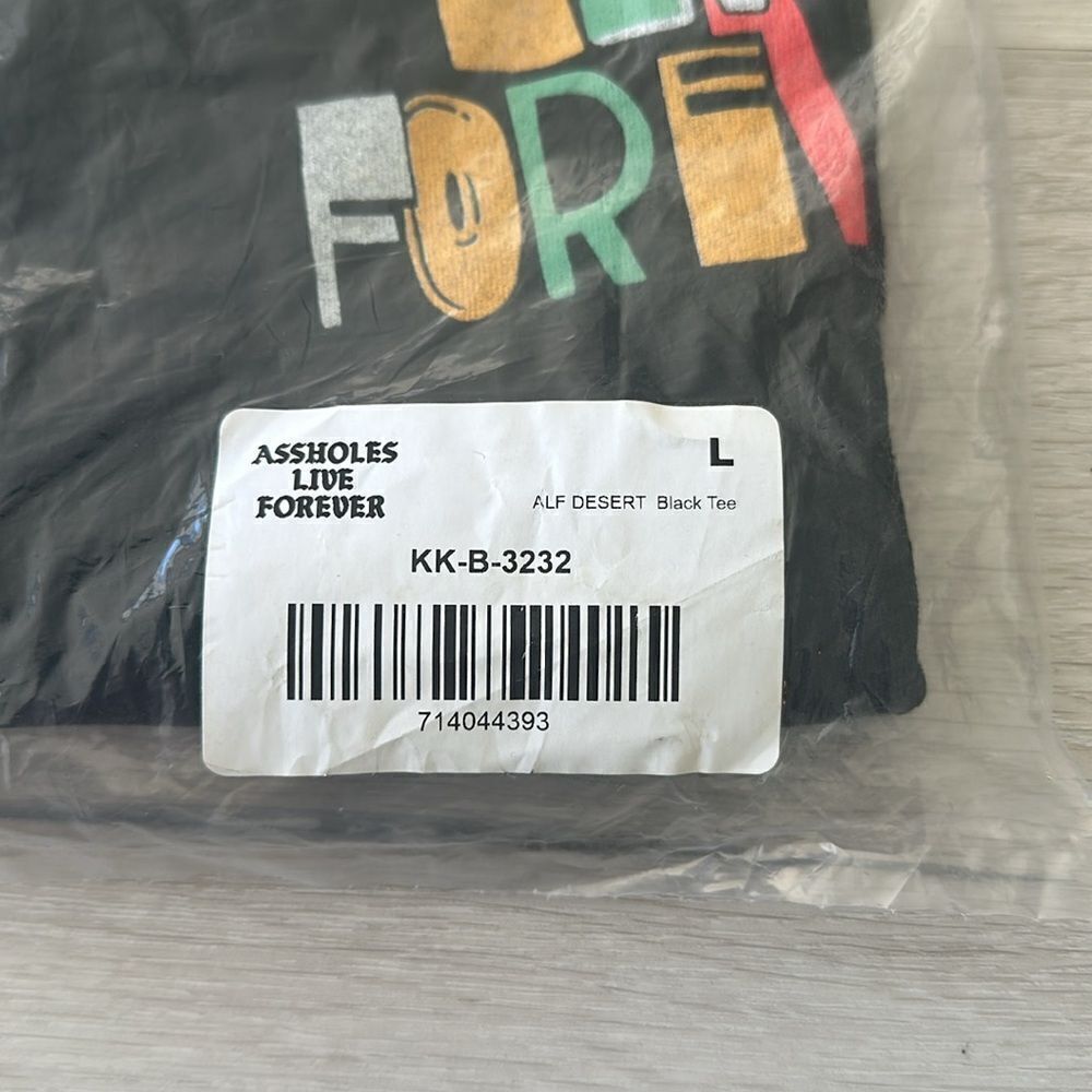 ALF (A$$holes Live Forever) Desert Tee Black L NWT IN PACKAGE - Picture 8 of 9